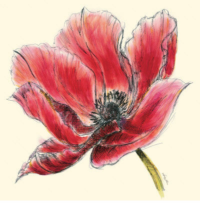 Sophia's Poppy by Sophia Flores Pricing Limited Edition Print image