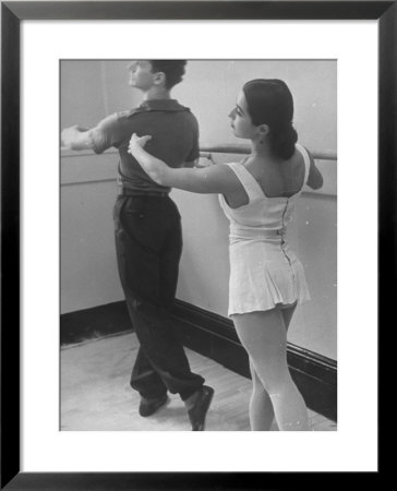 Dancers At George Balanchine's School Of American Ballet During Rehearsal by Alfred Eisenstaedt Pricing Limited Edition Print image