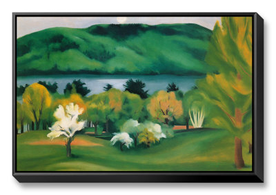 Lake George, Early Moonrise Spring, 1930 by Georgia O'keeffe Pricing Limited Edition Print image
