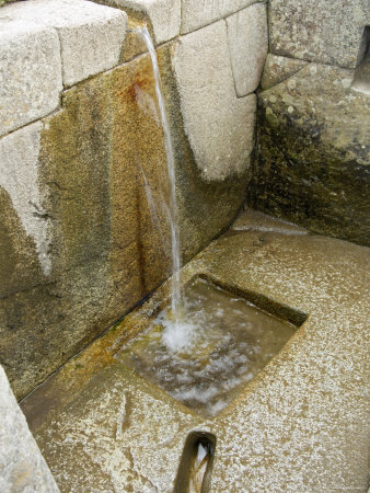 Fountain For Domestic Water Supply, Machu Picchu, Peru by Dennis Kirkland Pricing Limited Edition Print image