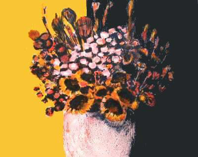 Bouquet Noir Et Jaune by Jean-Claude Allenbach Pricing Limited Edition Print image