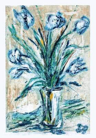 Tulipe Bleue by Jean-Marie Guiny Pricing Limited Edition Print image