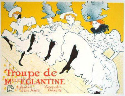 La Troupe De Melle Eglantine by Henri De Toulouse-Lautrec Pricing Limited Edition Print image