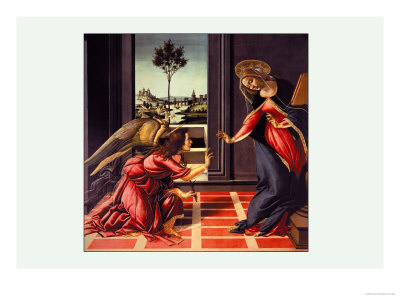 The Annunciation by Sandro Botticelli Pricing Limited Edition Print image