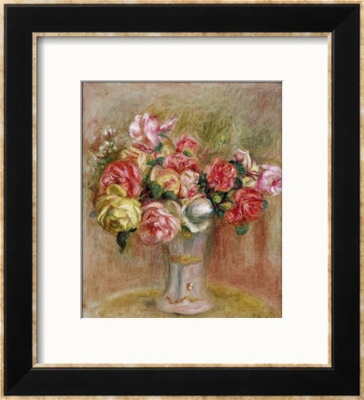 Roses In A Sevres Vase by Pierre-Auguste Renoir Pricing Limited Edition Print image