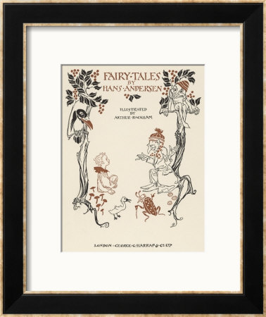 Rackham's Title Page To An Illustrated Edition Of Andersen's Fairy Tales by Arthur Rackham Pricing Limited Edition Print image
