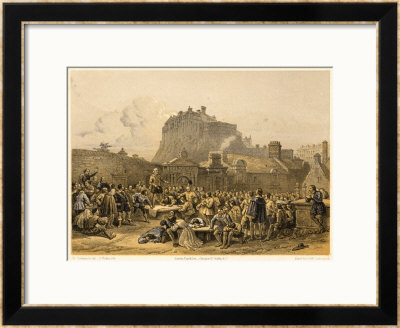 The Signing Of The Covenant In Greyfriars' Churchyard Edinburgh by T. Pickin Pricing Limited Edition Print image