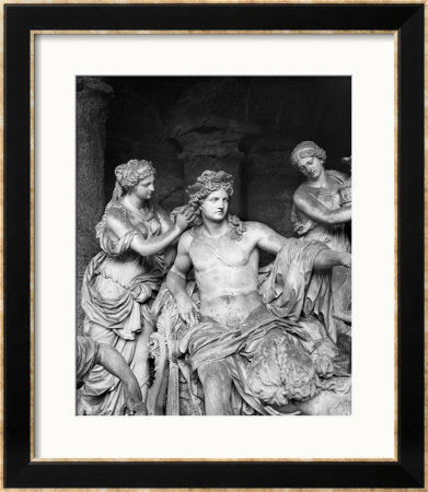 Apollo Tended By The Nymphs In The Grove Of The Baths Of Apollo by François Girardon Pricing Limited Edition Print image