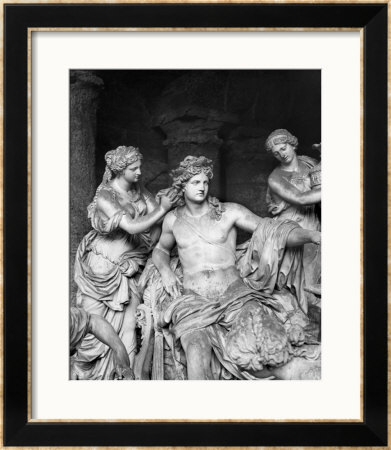 Apollo Tended By The Nymphs In The Grove Of The Baths Of Apollo by Francois Girardon Pricing Limited Edition Print image