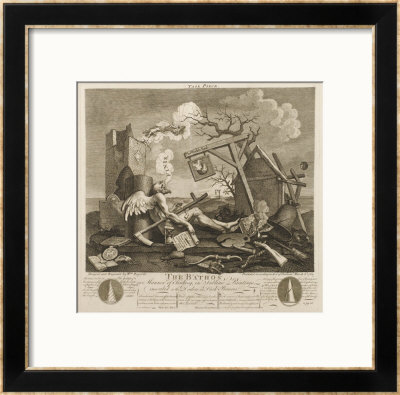 Tailpiece Or The Bathos by William Hogarth Pricing Limited Edition Print image