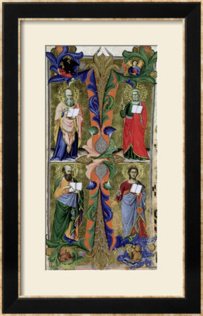 Four Evangelists, 14Th Century by Jacopo Di Cione Pricing Limited Edition Print image