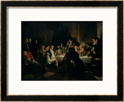 The Last Banquet Of The Girondins, Circa 1850 by Felix Philippoteaux Pricing Limited Edition Print image