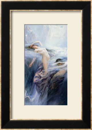 Study For Clyties Of The Mist by Herbert James Draper Pricing Limited Edition Print image
