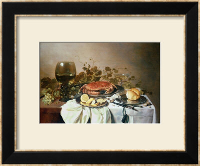 Breakfast Still Life With Roemer And A Crab by Pieter Claesz Pricing Limited Edition Print image