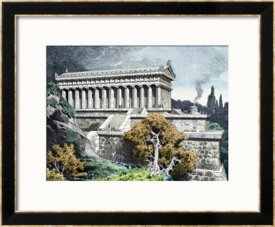 Temple Of Diana At Ephesus From A Series Of The Seven Wonders Of The Ancient World by Ferdinand Knab Pricing Limited Edition Print image