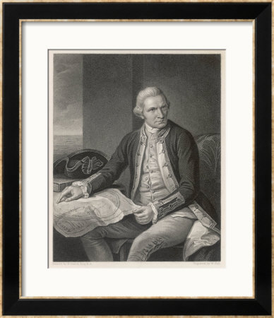 James Cook Explorer by William Holl The Younger Pricing Limited Edition Print image