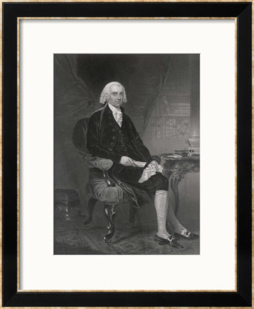 James Madison Fourth President Of The United States by Alonzo Chappel Pricing Limited Edition Print image