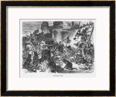 John Iii Sobieski, King Of Polandm Attacks The Turkish Army Under Kara Mustapha Pashs by G. Vilnus Pricing Limited Edition Print image