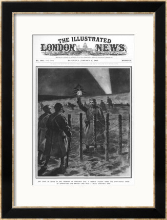 Light Of Peace In The Trenches by Frederic Villiers Pricing Limited Edition Print image
