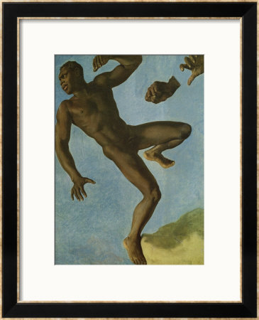 Study Of A Nude Negro, 1838 by Theodore Chasseriau Pricing Limited Edition Print image