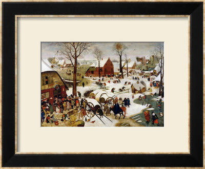 The Census At Bethlehem by Pieter Brueghel The Younger Pricing Limited Edition Print image