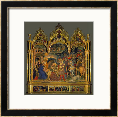 Adoration Of The Magi, 1423 by Gentile Da Fabriano Pricing Limited Edition Print image