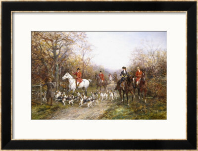 Going Through The Copse by Heywood Hardy Pricing Limited Edition Print image