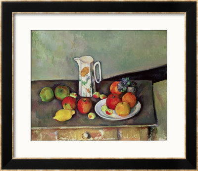 Still Life With Milkjug And Fruit, Circa 1886-90 by Paul Cézanne Pricing Limited Edition Print image