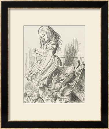 Alice Upsets The Jury by John Tenniel Pricing Limited Edition Print image