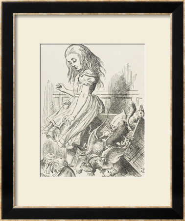 Alice Upsets The Jury by John Tenniel Pricing Limited Edition Print image