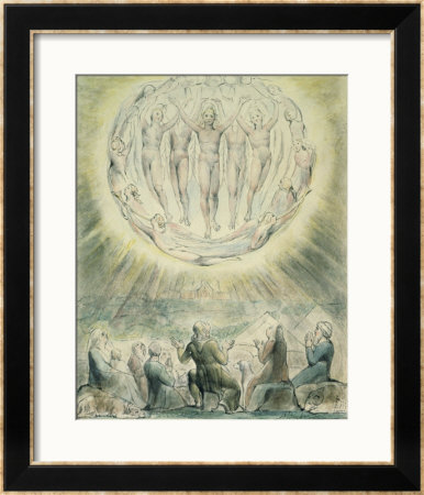The Annunciation To The Shepherds by William Blake Pricing Limited Edition Print image