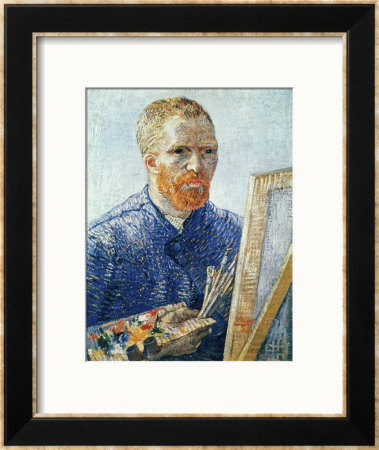 Self-Portrait In Front Of The Easel, C.1888 by Vincent Van Gogh Pricing Limited Edition Print image