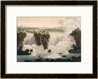 Niagara Falls, 1818, From Le Costume Ancien Et Moderne, Volume I, Plate 30, 1820S-30S by Paolo Fumagalli Pricing Limited Edition Print image