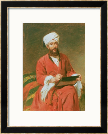 A Turkish Pasha by Frederick Goodall Pricing Limited Edition Print image