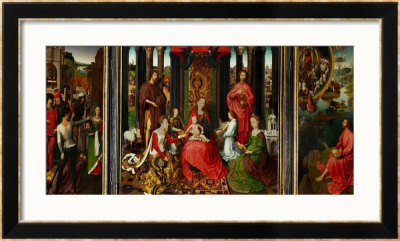 Altarpiece Of St. John The Baptist And St. John The Evangelist, 1474-79 by Hans Memling Pricing Limited Edition Print image