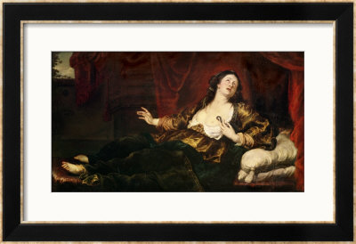 Death Of Cleopatra Vii by Sir Anthony Van Dyck Pricing Limited Edition Print image