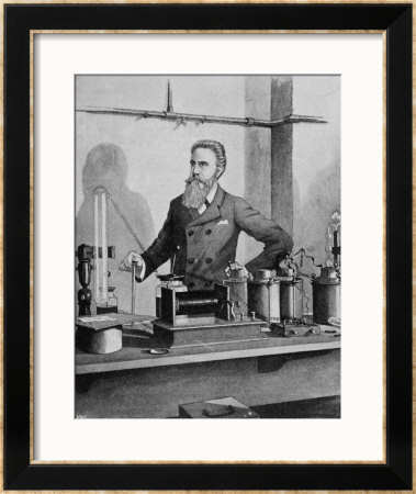 Wilhelm Conrad Rontgen, German Physicist Discovered X-Rays by Walter E. Hodgson Pricing Limited Edition Print image