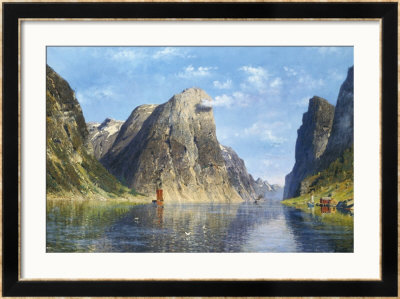 Calm Day On The Fjord, Norway by Adelsteen Normann Pricing Limited Edition Print image