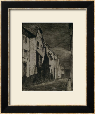 Street In Saverne, 1858 by James Abbott Mcneill Whistler Pricing Limited Edition Print image