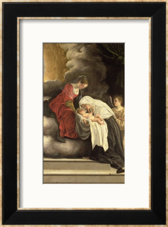 Madonna And Child With St. Frances Of Rome by Orazio Gentileschi Pricing Limited Edition Print image