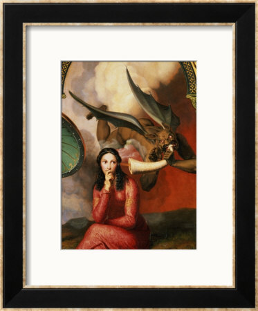 Good And Evil: The Devil Tempting A Young Woman, 1832 (Detail) by Andre Jacques Victor Orsel Pricing Limited Edition Print image