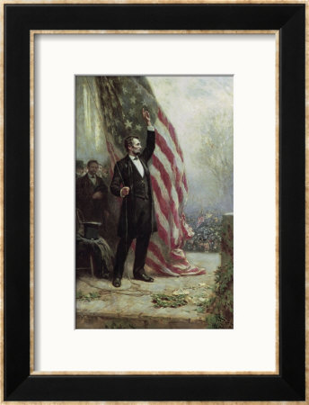 Lincoln At Independence Hall by Jean Leon Gerome Ferris Pricing Limited Edition Print image