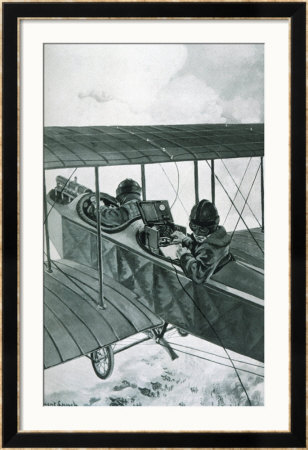 Plane With Telegraph by Vincent Lynch Pricing Limited Edition Print image