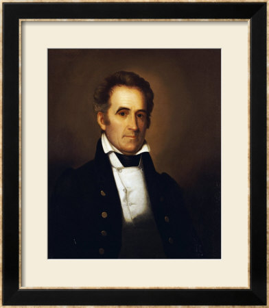 Portrait Of American Statesman Richard Mentor Johnson (1780-1850) by Rembrandt Peale Pricing Limited Edition Print image