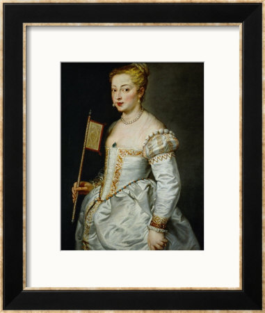 Young Woman With Fan (After Titian), Around 1612-14 by Peter Paul Rubens Pricing Limited Edition Print image