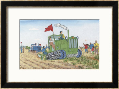 Female Tractor Driver by Ting Yu Pricing Limited Edition Print image
