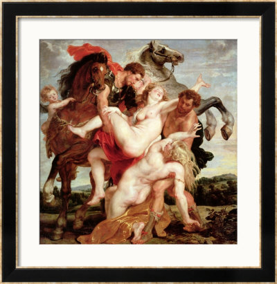 Rape Of The Daughters Of Leucippus by Peter Paul Rubens Pricing Limited Edition Print image