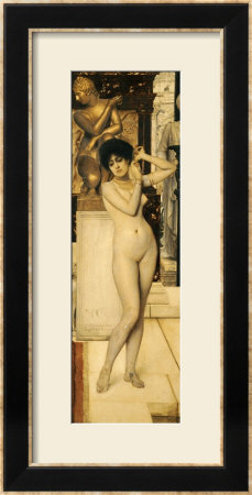 Skigge Und Eingelstudie Fur Die Allegorie Der Skulptur, 1890 by Gustav Klimt Pricing Limited Edition Print image
