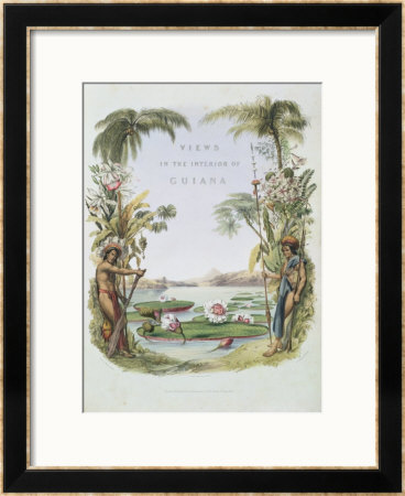 Frontispiece To Views In The Interior Of Guiana by Charles Bentley Pricing Limited Edition Print image