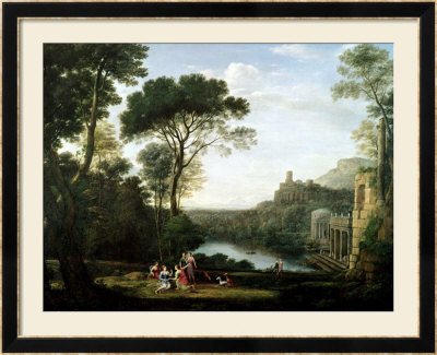Landscape With The Nymph Egeria by Claude Lorrain Pricing Limited Edition Print image